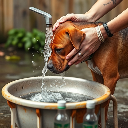 dog washing