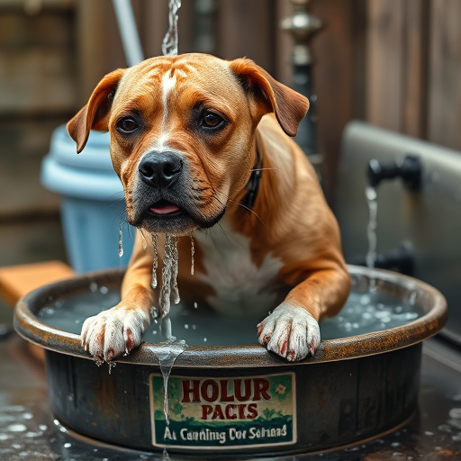 dog washing