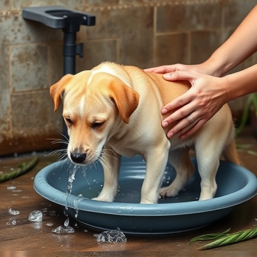 dog washing