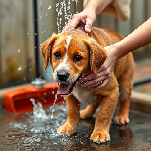 dog washing