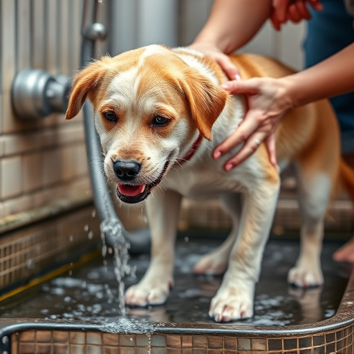 dog washing