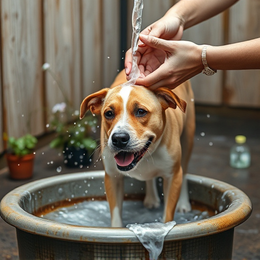 dog washing