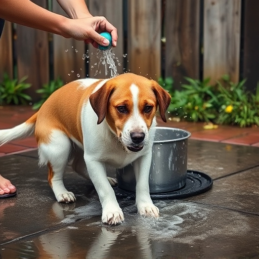 dog washing