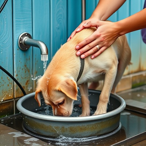 dog washing