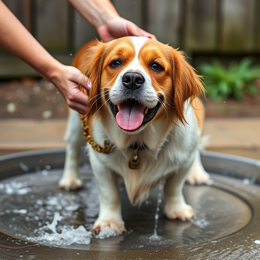 dog washing