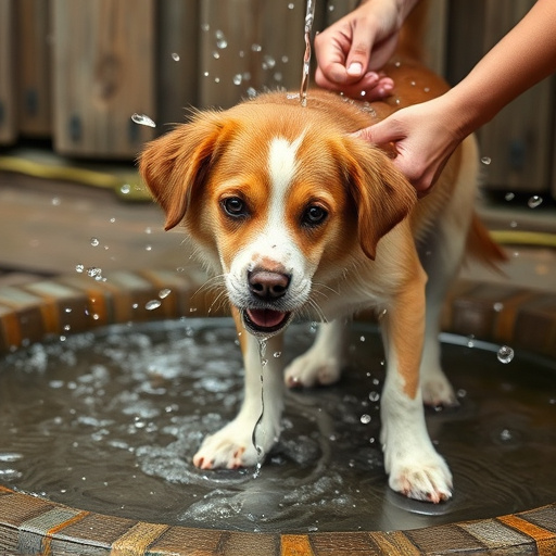 dog washing