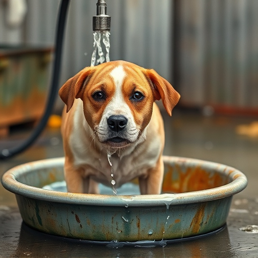 dog washing