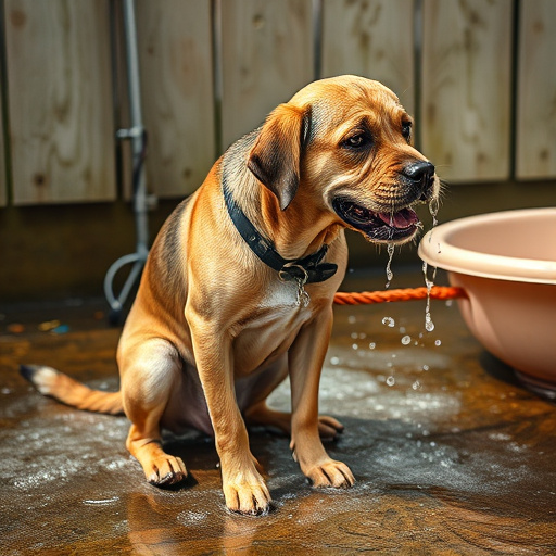 dog washing