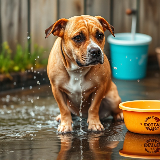 dog washing