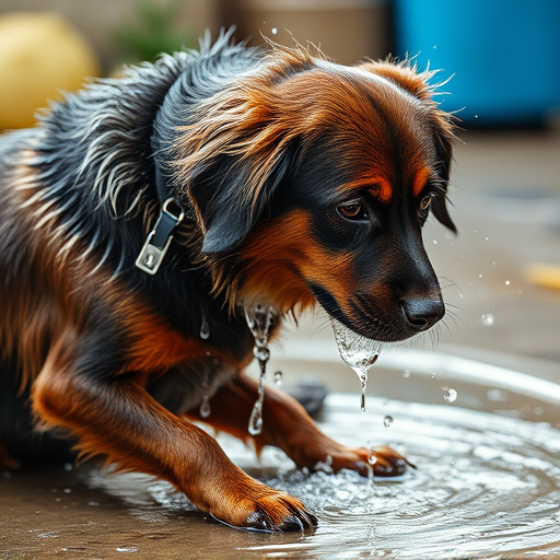 dog washing