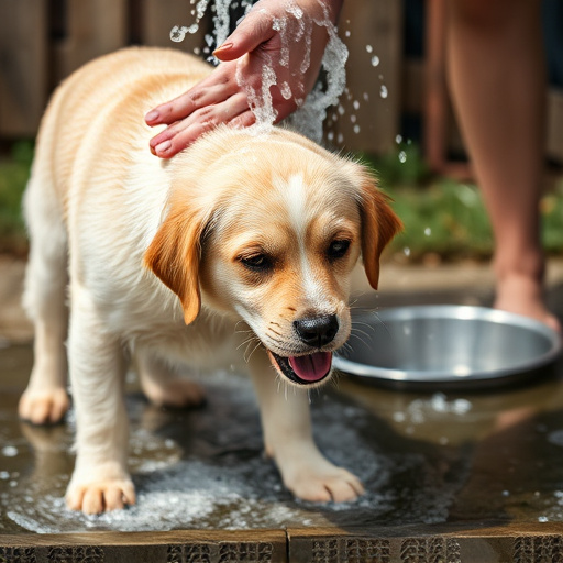 dog washing