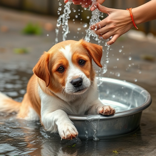 dog washing