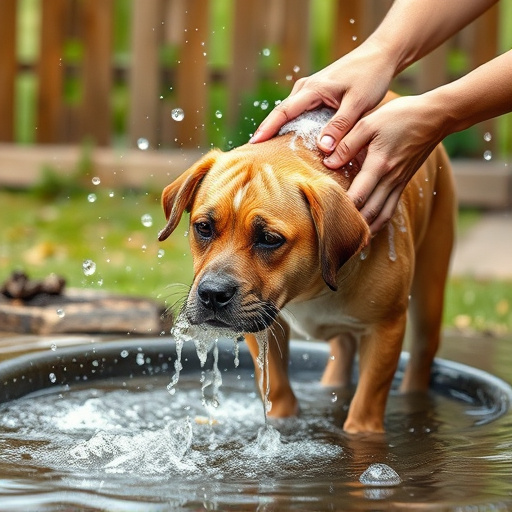 dog washing
