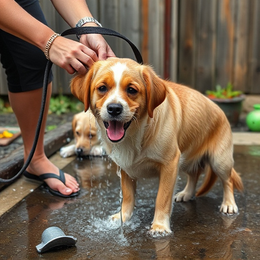 dog washing