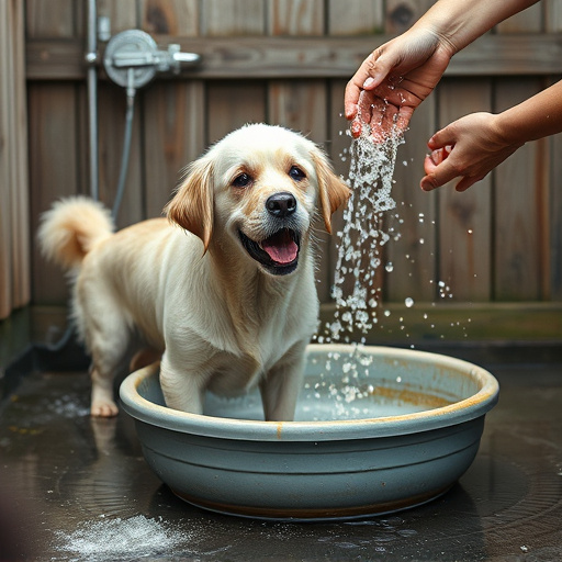 dog washing