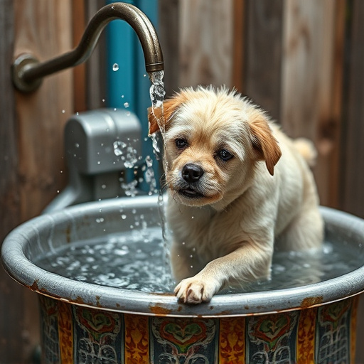 dog washing