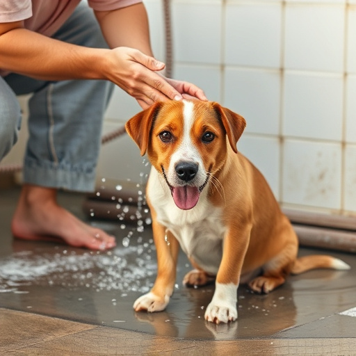 dog washing