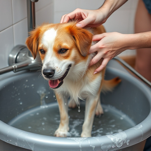 dog washing