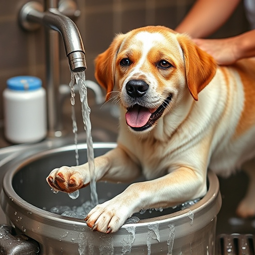 dog washing