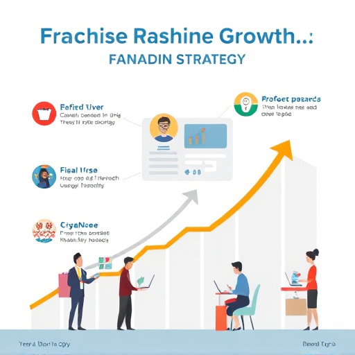 Franchise Growth Strategy. Visual Franchise Branding Tips Graphic