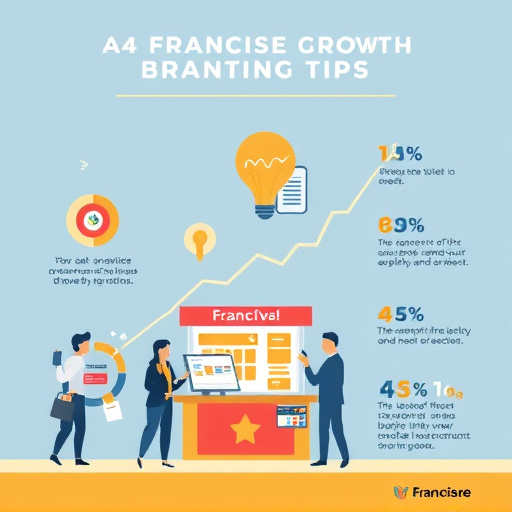 Franchise Growth Strategy. Visual Franchise Branding Tips Graphic