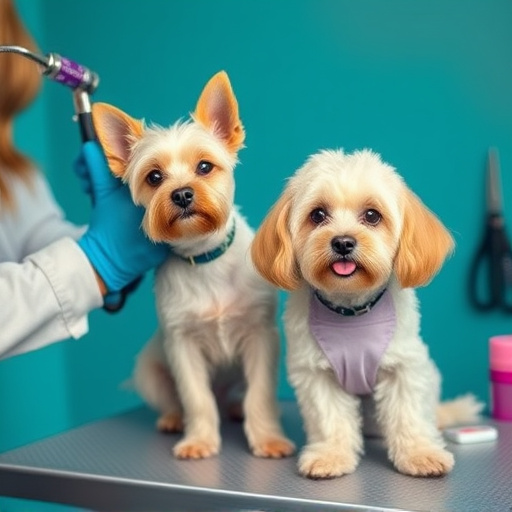 grooming pet dogs