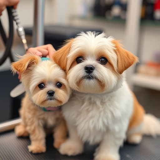 grooming pet dogs