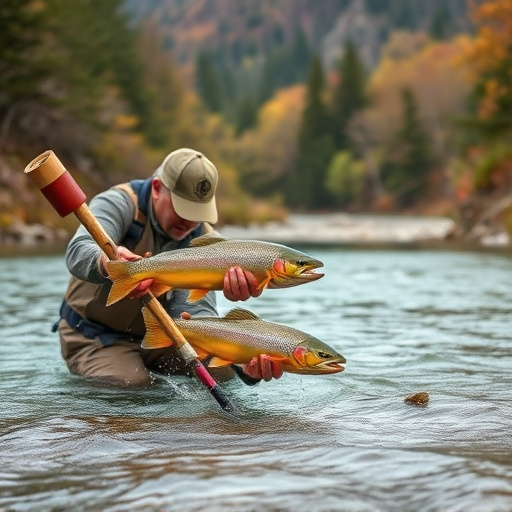 river fishing for trout