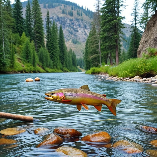river fishing for trout