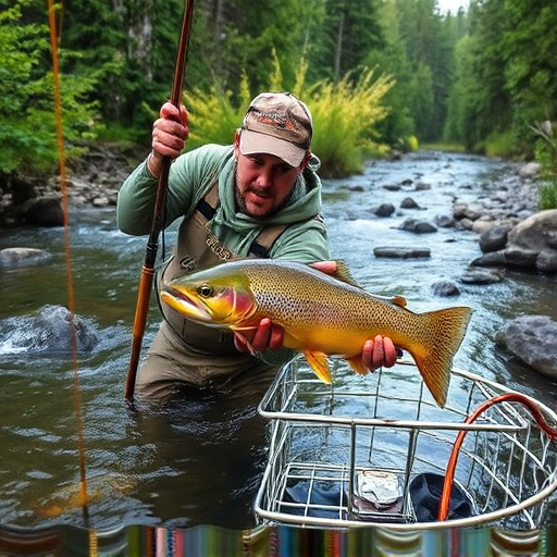 river fishing for trout