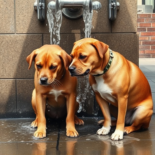 washing dogs
