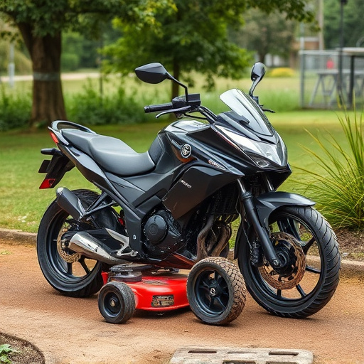 yamaha motorcycles, lawn mower, motorcycle