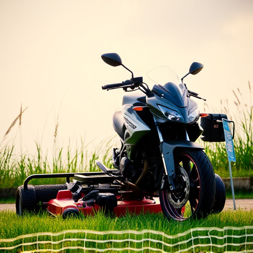 yamaha motorcycles, lawn mower, motorcycle