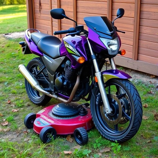 yamaha motorcycles, lawn mower, motorcycle