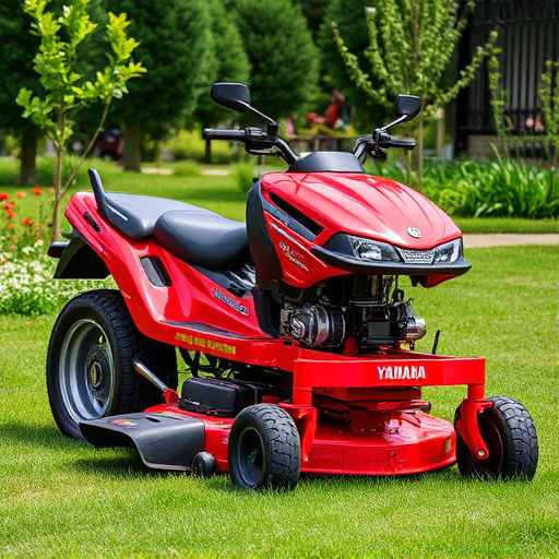 yamaha motorcycles, lawn mower, motorcycle