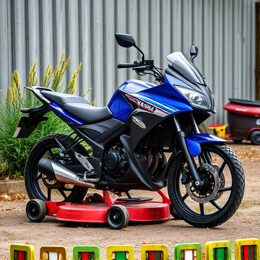 yamaha motorcycles, lawn mower, motorcycle
