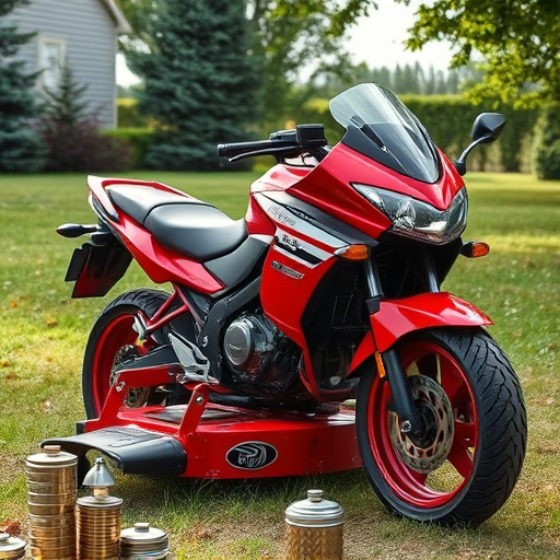 yamaha motorcycles, lawn mower, motorcycle