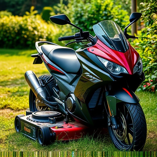 yamaha motorcycles, lawn mower, motorcycle