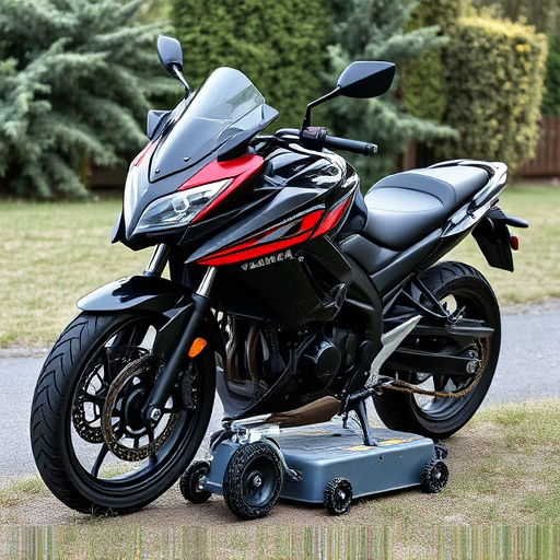 yamaha motorcycles, lawn mower, motorcycle