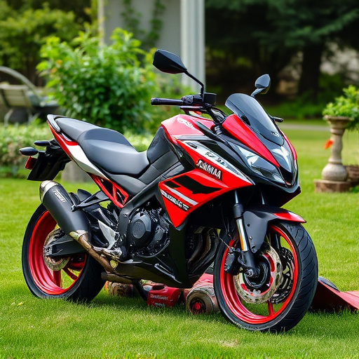 yamaha motorcycles, lawn mower, motorcycle