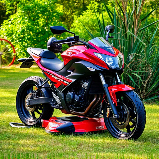 yamaha motorcycles, lawn mower, motorcycle