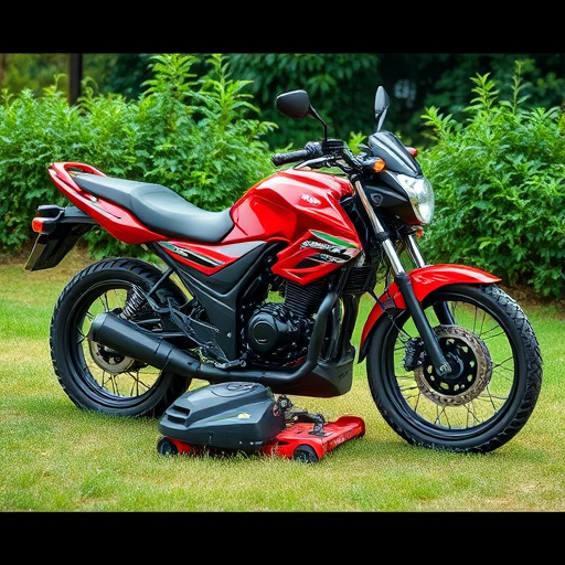 yamaha motorcycles, lawn mower, motorcycle