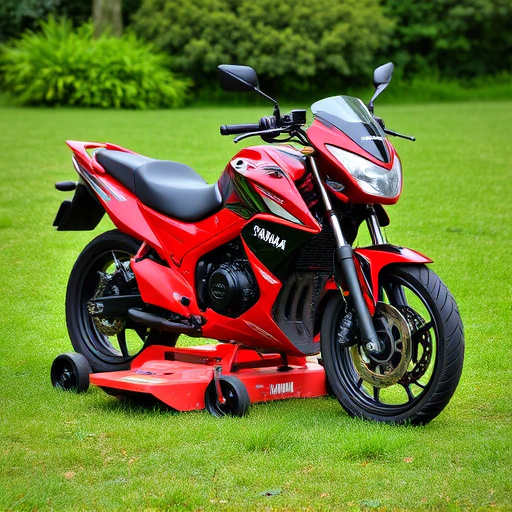 yamaha motorcycles, lawn mower, motorcycle