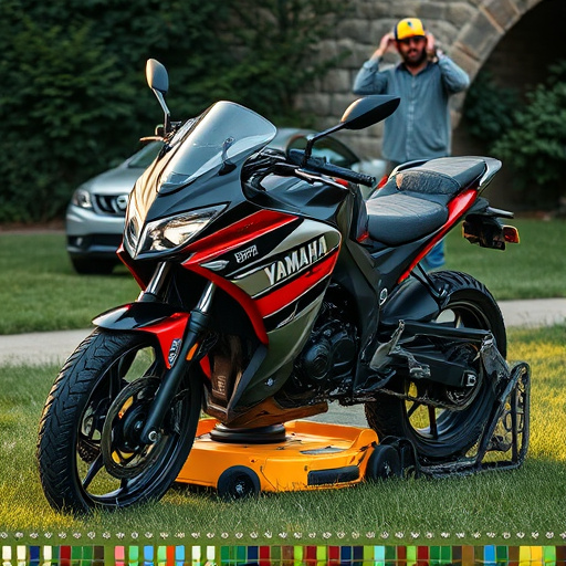 yamaha motorcycles, lawn mower, motorcycle