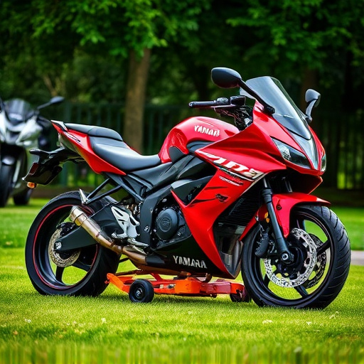 yamaha motorcycles, lawn mower, motorcycle