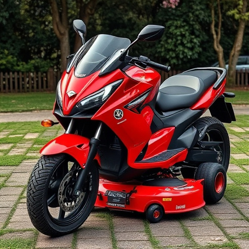 yamaha motorcycles, lawn mower, motorcycle