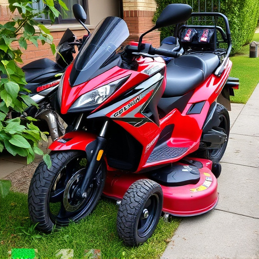 yamaha motorcycles, lawn mower, motorcycle