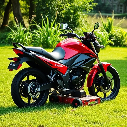 yamaha motorcycles, lawn mower, motorcycle