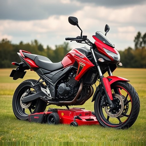 yamaha motorcycles, lawn mower, motorcycle