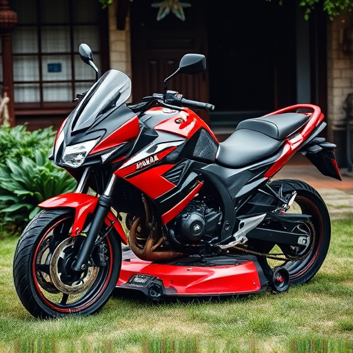 yamaha motorcycles, lawn mower, motorcycle